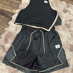 Jordan Essentials Diamond Shorts & Tank Set Sz Lrg